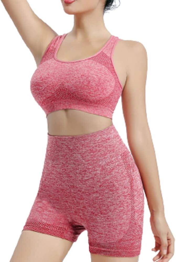 Conjunto desportivo para mulher - rosa