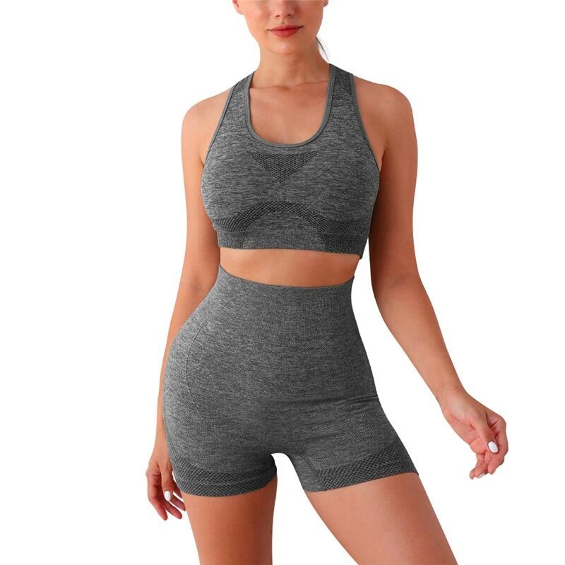 Conjunto desportivo para mulher - cinza